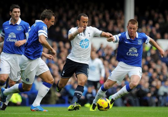 Tottenham Hotspur have missed the chance to move up to second place in the Premier League table after drawing with Everton at Goodison Park.