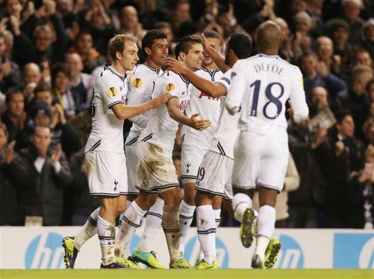 Tottenham beat FC Sheriff 2-1 at White Hart Lane on Thursday night to book their place in the next round of the Europa League.