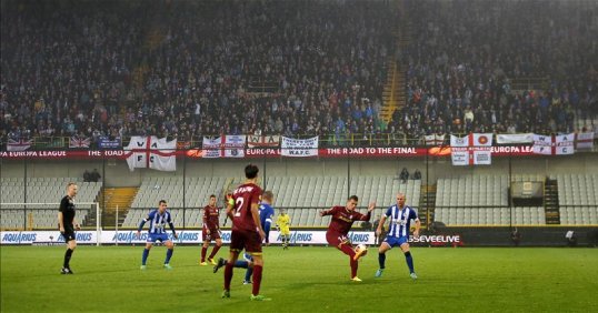Wigan Athletic have earned a point against Zulte Waregem in their first ever Europa League tie at the Jan Breydel Stadium in Bruges.