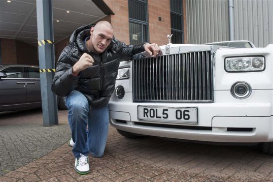 Boxer Tyson Fury is happy to be back on home soil after his training camp in Belgium.