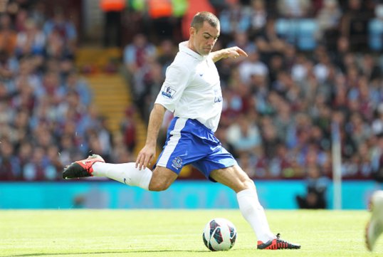 Everton midfielder Darron Gibson is on the road to being fully fit after a thigh injury put him out of action for over a month.