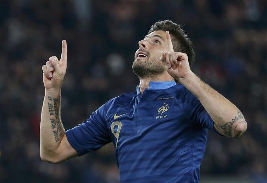 Arsenal striker Olivier Giroud is likely to see off competition from Real Madrid's Karim Benzema and start for France in their final World Cup qualifying fixture against Finland on Tuesday.