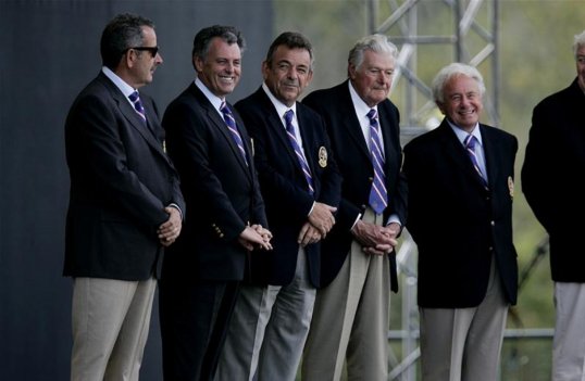 Former Ryder Cup captain Bernard Gallacher, recovering from a suspected heart attack in Aberdeen Royal Infirmary, is making a good recovery according to his daughter, Kirsty.
