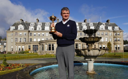 The Johnnie Walker Championship at Glenagles will not feature in the European Tour in 2014, according to Ryder Cup director Richard Hills.