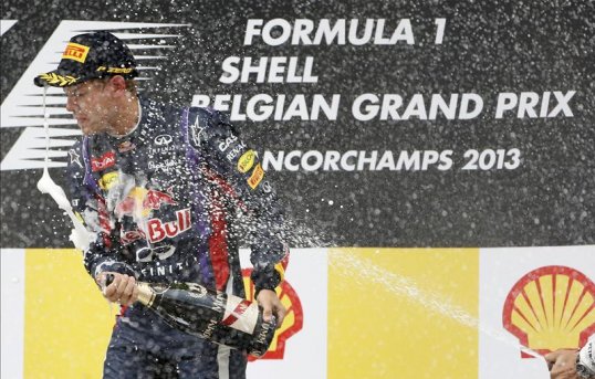 Red Bull driver Sebastian Vettel believes his team’s tactics were the key to him winning the Belgian Grand Prix this afternoon (Sunday).