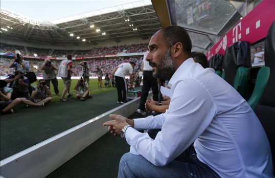 Bayern Munich manager Pep Guardiola was happy with his side’s 2-0 win over his former club Barcelona on Wednesday.