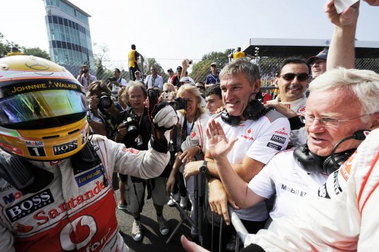 Italian Grand Prix winner Lewis Hamilton has changed his tune in light of his victory today at Monza, expressing his delight at McLaren’s efforts.