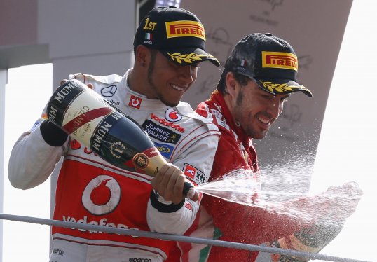 Lewis Hamilton has admitted that the pressure is now on to catch the 'rapid' Fernando Alonso.