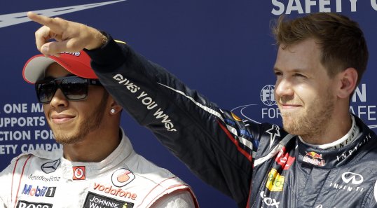 Lewis Hamilton admitted he was shocked by Sebastian Vettel's pace as the Red Bull driver dominated both Friday practice sessions for the United States Grand Prix in Austin, Texas.