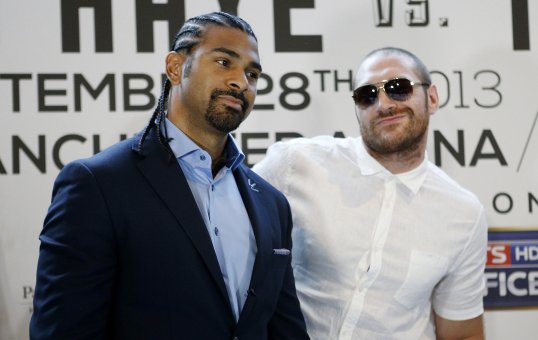 David Haye has challenged Tyson Fury to prove he is the best boxer ever when the two clash later this year.