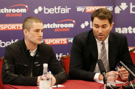 Boxing promoter Eddie Hearn has said that he comfortable with boxer Ricky Burns signing with his company and is not worried about Frank Warren’s threat of legal action.