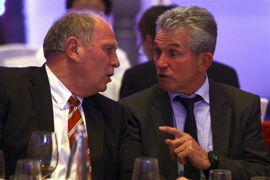 Bayern Munich manager Jupp Heynckes has thrown his support behind the club’s president Uli Hoeness after news that the latter is being investigated for tax evasion.