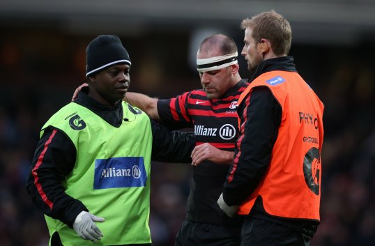Saracens fly-half Charlie Hodgson has been ruled out for a
