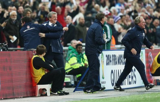 England manager Roy Hodgson praised the togetherness of his squad after the Three Lions booked their place in the World Cup finals with a home win over Poland on Tuesday evening.