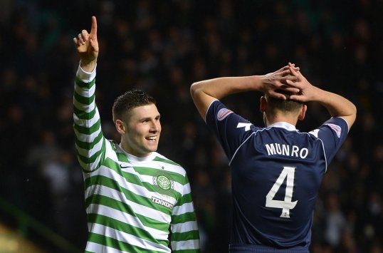 Neil Lennon insists Gary Hooper is happy at Celtic, while the striker has also brushed off talk of a move.