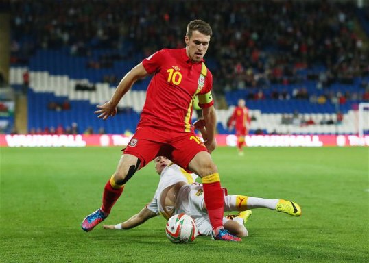 Wales and Macedonia have so far failed to break the deadlock at half-time in their World Cup qualifier at the Cardiff City Stadium.