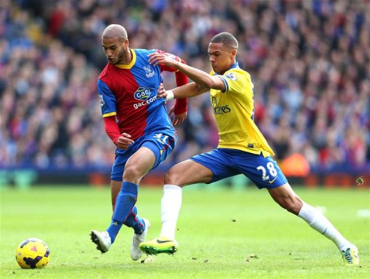 Arsenal have dominated possession in the first half against Crystal Palace but have so far been unable to break the deadlock at Selhurst Park and the home side have arguably have the better chances during the first period.
