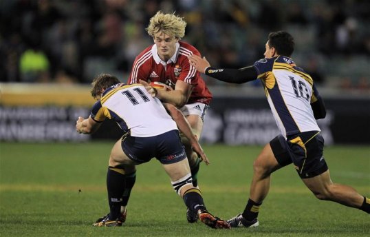 British and Irish Lions toughest challenge of the tour of Australia left Warren Galand’s side bruised after falling five points behind in Canberra.