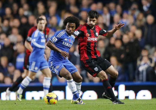 An otherwise drab first half was only saved by a late goal by Samuel Eto'o.