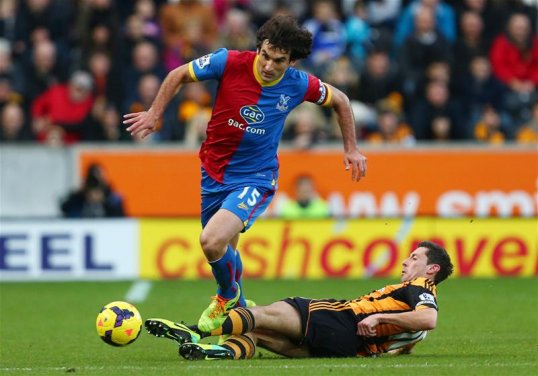 Hull City and Crystal Palace played out a scoreless first half at the KC Stadium.
