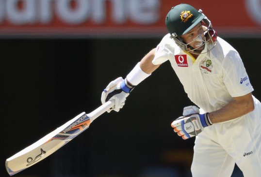 Australia batsman Michael Hussey has admitted feeling relieved to have played in his final Test.