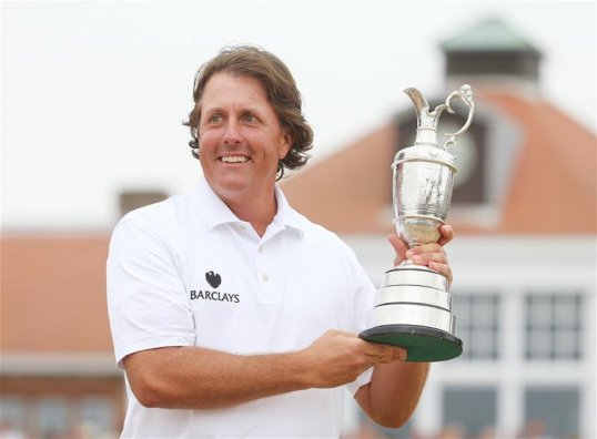 Winner of The Open Phil Mickelson has said that it was a day