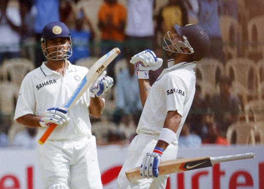 Batsmen Virat Kohli and MS Dhoni were the stars of the show as India beat New Zealand by five wickets In Bangalore.