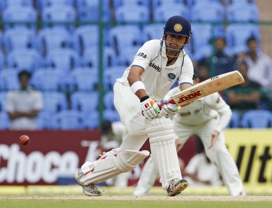 India were dealt a crushing blow in their reply to England’s 330 when Virender Sehwag was dismissed for a duck in the first over in Nagpur.