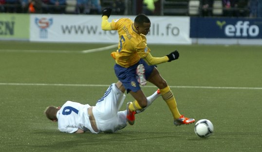 Sweden eventually took contol of their Group 3 World Cup qualifier against the Faroe Islands but only after the home side took the lead.