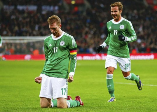 France and Portugal have both qualified for next summer’s World Cup in Brazil while England were beaten by Germany in a friendly at Wembley.