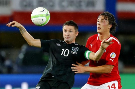 Republic of Ireland captain Robbie Keane is a major doubt for his side’s clash with Germany in Cologne on Friday.