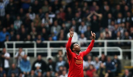 Liverpool’s Daniel Sturridge has scored as many goals as Fifa Ballon d’Or holder and Barcelona striker Lionel Messi so far this season.