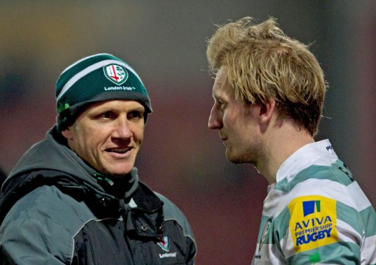London Irish have signed Australian scrum-half Patrick Phibbs on a two-year deal from Leicester Tigers.