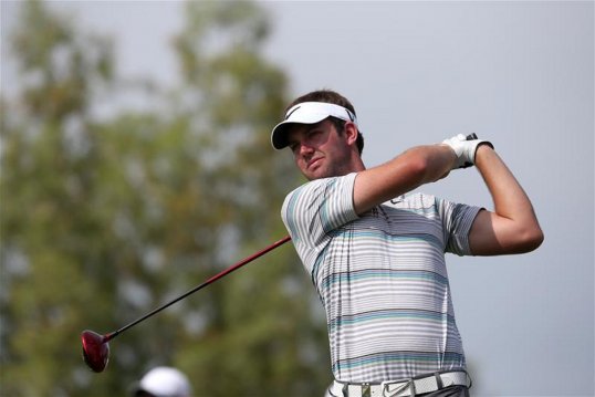 Scott Jamieson is currently leading in the Golf Champions event in Durban, taking a five-stroke advantage into the final round.