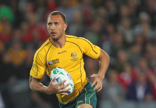 Australia fly-half Quade Cooper has been fined by the Australian Rugby Union - for criticising a computer game.