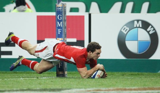 The pitch invader who stormed on the field after Wales scored the match-winning try in the Six Nations clash against France on Saturday has been identified as a player’s dad.