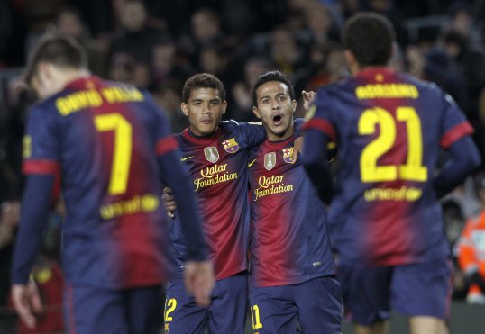 Barcelona have pretty much everything under control in the first half and dominated the game.