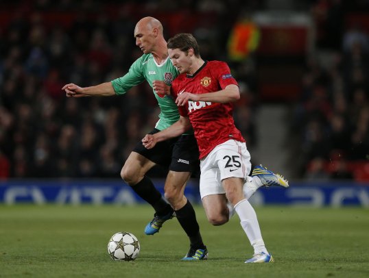 Manchester United took their time but finally came alive to look the more likely to score.