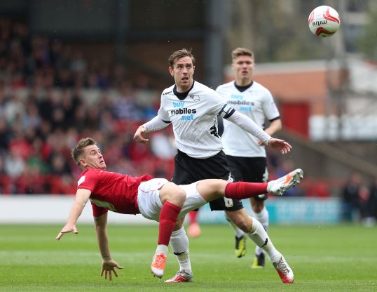Richard Keogh admitted Dexter Blackstock was unlucky to get sent off as Nottingham Forest lost 1-0 to Derby County.