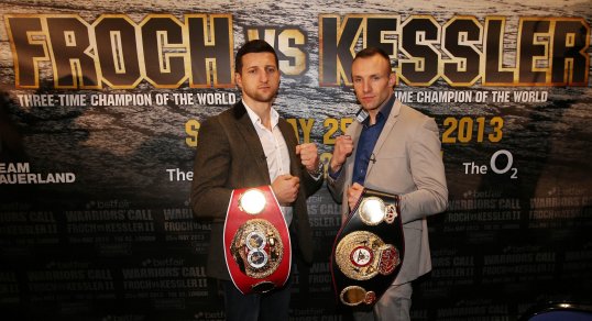Mikkel Kessler will try and knock Carl Froch out when the two meet at the O2 Arena in a super-middleweight unification fight on 25 May.