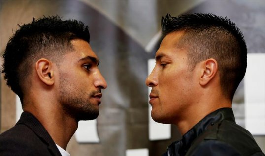 Amir Khan said he owes a big thank you to Julio Diaz for coming to Britain to fight him.