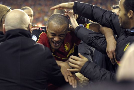 Vincent Kompany is on a mission to skipper Belgium all the way to the World Cup Finals in two year's time in Brazil.