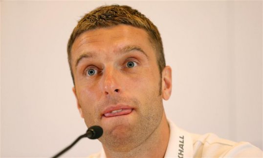 Southampton striker Rickie Lambert is having trouble controlling his excitement as he trains with England at St George’s Park.