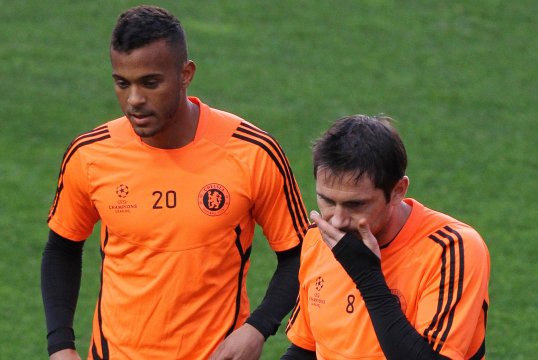 Chelsea duo Frank Lampard and Ryan Bertrand have been ruled out England's World Cup qualifier in Poland on Tuesday with injury and illness respectively.