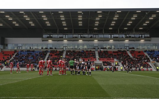 Championship club Swinton Lions have pledged a substantial percentage of the revenue from their friendly with Salford City Reds to the Super League club’s fight for survival.