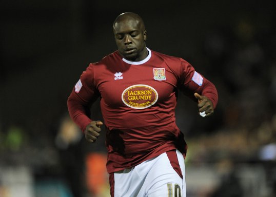 An Adebayo Akinfenwa hat-trick earned Northampton a valuable mid-table three points while Barnet’s rejuvenation stalled as they gave away two penalties in a 4-1 defeat to Morecambe.