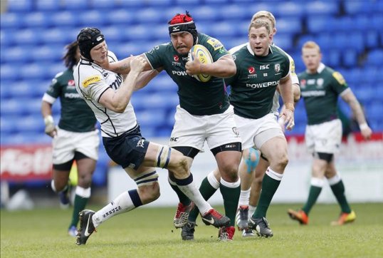 London Irish and Sale Sharks both took a big step towards Premiership survival after sharing a 33-33 draw.
