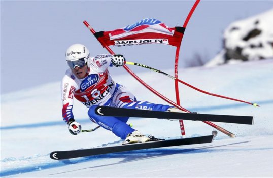 Frenchman Johan Clarey set a World Cup speed record of 100.6mph in the classic Lauberhorn downhill in Wengen, Switzerland.