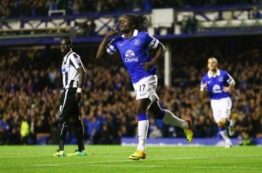 Everton’s on loan striker Romelu Lukaku has scored more goals so far this season than all three of Chelsea’s failing frontmen.