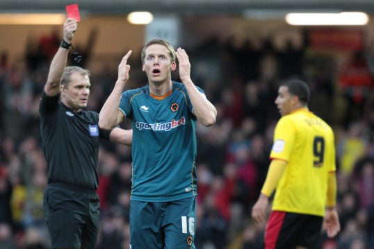 Wolverhampton Wanderers have appealed against the referee's decision to give Christophe Berra his marching orders during the side's 2-1 defeat at Watford.
